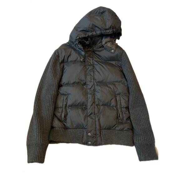 Buffalo David Bitton Black Hooded Full Zip Jacket Mens XL - Picture 1 of 3